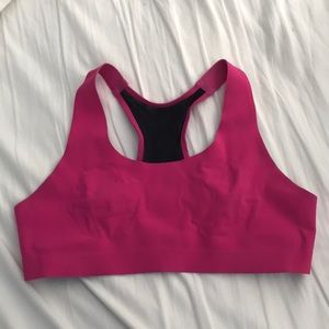 Lululemon Seamless Sports Bra Hot Pink